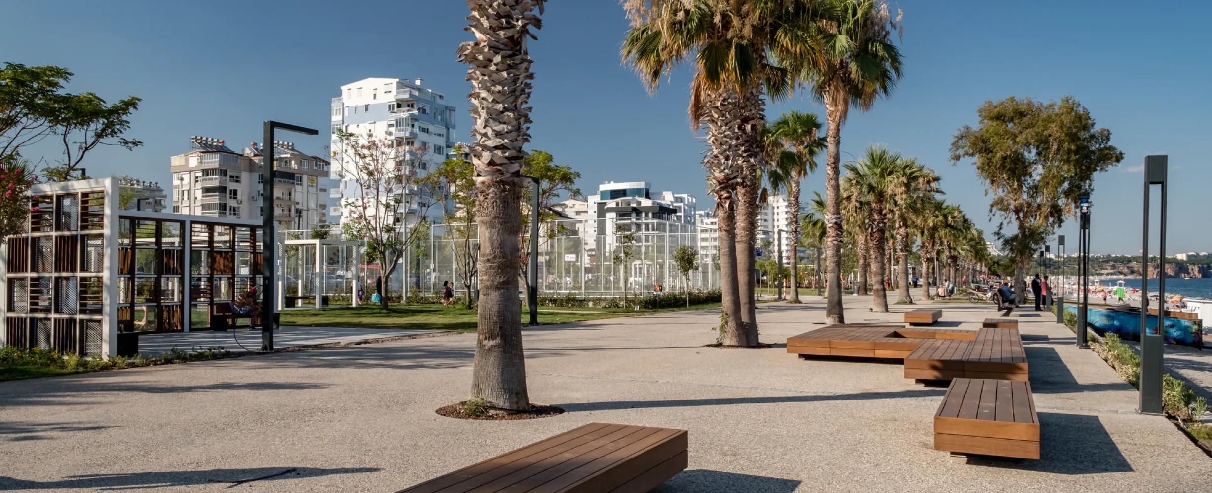 Beach Park – пляж-парк в районе Коньяалты
